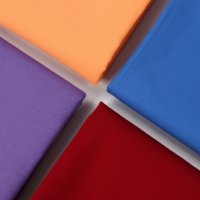 Tissu popeline mercerisé teint en filature 100% coton biologique écologique 40x40 133x72 115g/m pour chemises/robes garçons/filles uniforme de travail