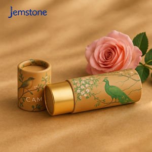 Bouteilles cosmétiques recyclées directement de l'usine, taille personnalisée, gaufrage à la feuille d'or, impression de logo personnalisé, tube en papier UV - Product Image 6