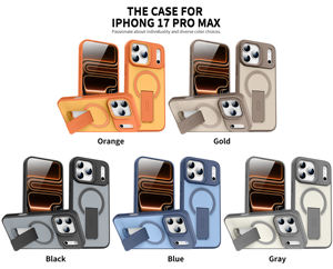 Funda de Silicona con Sensación de Piel para iPhone 17 Pro Max, 16, 15, 14, 13, con Soporte Magnético, Protección Total Contra Caídas - Product Image 1