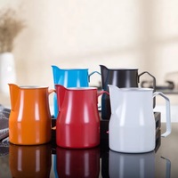 ÉCHANTILLON GRATUIT Guirlande d'art latté en acier inoxydable personnalisée Pichet à lait pour café moussant Pot à lait pour barista