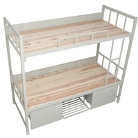 Lit superposé double pont en fer et métal pour adulte, dernière conception, pas cher, avec rangement, vente en gros