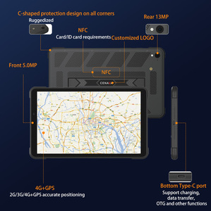 8 inch hệ thống Android hiệu suất cao 8-core CPU 6GB Ram với NFC công nghiệp gồ ghề <span class=keywords><strong>Tablet</strong></span> <span class=keywords><strong>PC</strong></span> - Product Image 5