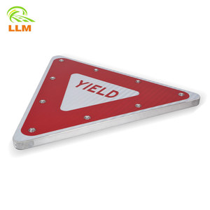 Chất lượng cao trafic kim loại an ninh màu sắc bất kỳ hình dạng đường dấu hiệu kim loại dấu hiệu máy in tùy chỉnh in - Product Image 2