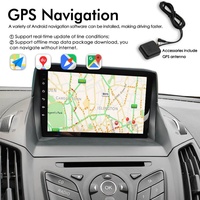 Radio Multimedia para Auto con Android 13, DSP, USB, Android Auto, Estéreo para Ford Kuga GRAND C-Max, Navegación GPS Integrada, 2DIN OLED 1