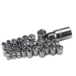Jeu de douilles d'entraînement de 1/4 et <span class=keywords><strong>3</strong></span>/<span class=keywords><strong>8</strong></span> pouces Jeu de clés à cliquet de 40 pièces pour la réparation automobile et moto - Product Image 4