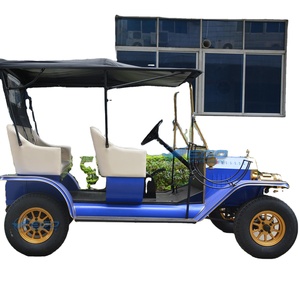 Nouvelle Voiture Électrique Vintage de Tourisme, Style Rétro Haut de Gamme, Personnalisée, Bleue, avec Sièges Blancs, Conduite à Droite, pour Voitures d'Occasion - Product Image 2