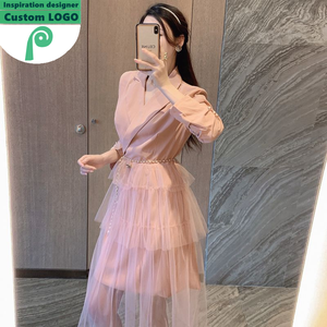 6885-89-658 Abiti Lunghi Eleganti da Donna su Misura, Ispirazione Vintage, Produzione OEM all'Ingrosso - Product Image 2