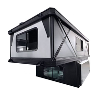 Camper de haute qualité imperméable pour pick-up Ford Super Duty avec toit relevable en aluminium pour les voyages hors route