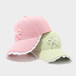 Casquettes de baseball pour femmes, sportives, neuves, à visière en dentelle, avec nœud en perles, à dessus souple - Product Image 3