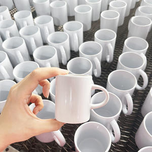 Mug en céramique pour sublimation 8 oz blanc vierge pour impression personnalisée et cadeaux promotionnels - Product Image 2