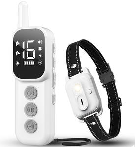 Suministros inteligentes para mascotas <span class=keywords><strong>1000m</strong></span> Control remoto <span class=keywords><strong>Collar</strong></span> de descarga eléctrica IP67 Impermeable> 20 horas de duración de la batería Nuevo para ladridos - Product Image 5