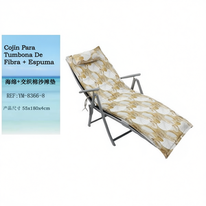 Tappetino da Spiaggia in Cotone Intrecciato TUMBONA 55X180CMX4CM-8 con Cuscini e Cuscino per il Collo Imbottiti in Spugna - Product Image 1