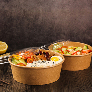 Gobelet <span class=keywords><strong>en</strong></span> papier à soupe jetable à paroi unique écologique personnalisé conteneur d'emballage alimentaire <span class=keywords><strong>assiettes</strong></span> et bols <span class=keywords><strong>en</strong></span> papier alimentaire durables avec couvercles - Product Image 2