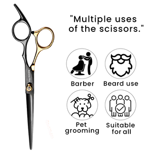 Tijeras de Barbero para Hombre, Acero Inoxidable, Alta Calidad, Logotipo Personalizado, Tijeras para Cortar Cabello, Proveedor Mayorista, Tijeras de Salón por Bahasa Pro - Product Image 4