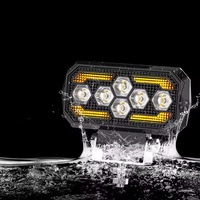 Luz de Trabajo LED con Carcasa de Aluminio para Conducción Todoterreno, Luz Todoterreno de 3000LM de Brillo, Carcasa de Aluminio Impermeable IP67 para Camiones