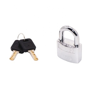 Trung Quốc Nhà Sản Xuất Cổ Điển 50Mm Brass Key Ổ Khóa An Ninh Khóa Cho Đồ Trang Sức Hành Lý Chrome Mạ Kẽm Hợp Kim Chất Liệu - Product Image 1