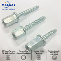 Malaxy - Boulon d'ancrage de plafond en acier à haute teneur en carbone, plaqué zinc-nickel, ancrage mécanique pour fixation au plafond