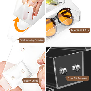 איפור קוסמטי ברור המארגן מתלה טבלטופ 3-4 שכבה אתריים שמנים אתריים בקבוק מדף - Product Image 5