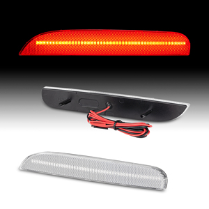 2PCS Red Light Car Lamp LED Rear Reflector Light pour <span class=keywords><strong>FIAT</strong></span> <span class=keywords><strong>500</strong></span> Accessoires de voiture - Product Image 2