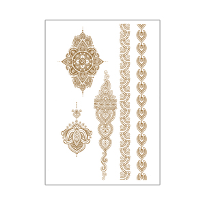 Adesivi per tatuaggi temporanei Hannah Gold, effetto trasferimento ad acqua, per ragazze e donne, tatuaggi finti sexy. - Product Image 6