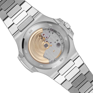 Meilleure Vente Montre Automatique Classique Moderne pour Homme avec Lunette Octogonale et Bracelet en Acier Intégré, Montre-Bracelet Sophistiquée à Remontage Automatique - Product Image 5