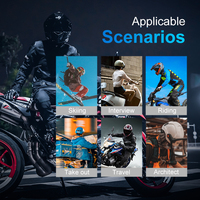 Termurah Model SU8 500mah Headset nirkabel untuk Moto helm penuh bekerja panjang asisten suara Biru gigi menghubungkan headphone