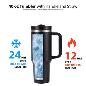 2026Hot 40oz Adventure Leakproof Travel Vacuum Insulated 304 Stainless Steel Eco-Friendly Tumbler with Handle and for - Product Image 3
