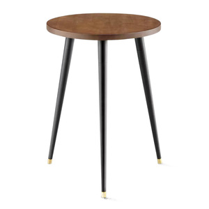 Nordic Style Solid Wood Flower <b>Stand</b> Round Metal Legs Adjustable Height For Living Room Balcony Plant Display - Product Image 5