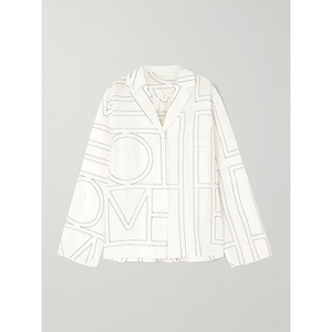 Top da <span class=keywords><strong>donna</strong></span> a maniche lunghe su misura camicie con risvolto in cotone stampato in tinta unita collezione di produttori di abbigliamento Casual estivo - Product Image 5