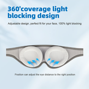 <span class=keywords><strong>Masque</strong></span> pour les <span class=keywords><strong>yeux</strong></span> de luxe, doux, respirant, tricoté, 3D, <span class=keywords><strong>contour</strong></span>é, avec sangle en velcro, <span class=keywords><strong>hydratant</strong></span>, soulage les cernes, <span class=keywords><strong>masque</strong></span> de sommeil profond pour les cils, pour les voyages - Product Image 5