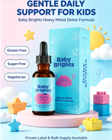 OEM 30ml Baby Brights Gouttes liquides pour enfants Offre un soutien nutritionnel quotidien aux enfants, contribue à maintenir la croissance saine des enfants