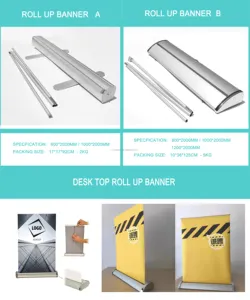 Roll Up Banner Stand Roll Up Banner Display Roll Up Banner Stand For Advertising And Promotion