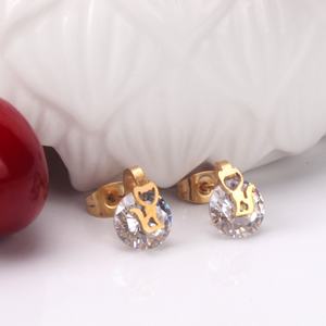 Parures de bijoux pas chères en acier inoxydable, bijoux de marque, ensembles de mode avec strass pour femmes - Product Image 4