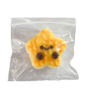 Wholesale Ultra Soft Tiger Skin Star Waffle Cake Silicone Squishy <b>Worm</b> Toy Perfect Stress Relief Squishy Squeeze Toys - Product Image 5