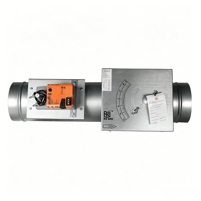 Royal Service RS-CAVC-DR Round Mechanical Constant Air Volume Regulator Closeable CAV Damper for HVAC System