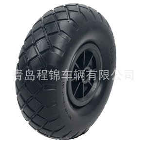 Pneu en mousse PU solide Qingdao Chengjin 300-4 pour véhicules utilitaires - Product Image 3