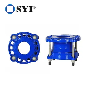 Universal Coupling And Flange Adaptor SYI Ductile Cast Iron Universal Flexible Flange Adaptor For Pipeline Connect