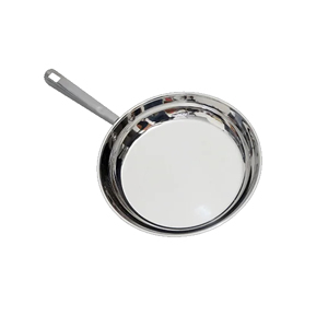 Nuevo diseño, gran oferta, precio bajo, utensilios de cocina personalizados, accesorios de cocina, sartén de acero inoxidable con mango largo de 24 cm de Bangladesh - Product Image 3