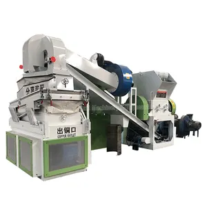 Electric Waste Fiber Optic Cable Recycling Machine PVC Copper Wire Recycling Equipment