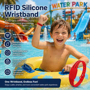Fabricante de Pulseras RFID de Silicona al por Mayor, 13.56MHz <span class=keywords><strong>NFC</strong></span> HF, Impermeables, Ajustables, de Goma, con Logotipo Personalizado - Product Image 4