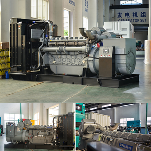 Mesin Generator Diesel tegangan tinggi 1000 Kva 800kw 4008TAG2A mesin bertenaga oleh produsen Top Set besar kapasitas 1 MW - Product Image 3