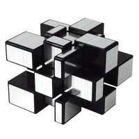 Cube de vitesse ABS viral-Puzzle de cube magique miroir argent et or 3x3 pour enfants
