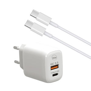 Venta caliente <span class=keywords><strong>20</strong></span> <span class=keywords><strong>W</strong></span> Cargador <span class=keywords><strong>de</strong></span> pared PD <span class=keywords><strong>DE</strong></span> LA UE <span class=keywords><strong>Adaptador</strong></span> <span class=keywords><strong>de</strong></span> viaje <span class=keywords><strong>de</strong></span> energía Adopter - Product Image 4