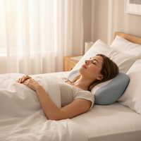 3-in-1 Luftkompressions-Nackenmassagekissen, Beheiztes Vibrationsmassagegerät mit Aufblasbarem Luftkissen zur Linderung von Nackenschmerzen