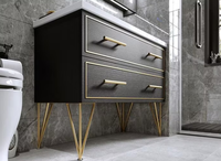 Petites pieds de table en fer pour mini table basse d'appoint