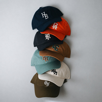 Gorra de béisbol deportiva con logotipo bordado 3D personalizado Sombreros de 6 paneles de color sólido de alta calidad