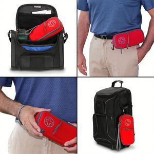 Portable Fashion Insulated Diabetes Medical Box Waterproof Polyester/Nylon Outer Shell Double Strap Insulated Lining Medicine - Product Image 5