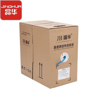 Jinghua Cat6 Network <b>Cable</b> 305m Pure Copper PVC Jacket Non Shielded <b>For</b> <b>Computer</b> Use - Product Image 1