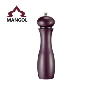 Moulin à poivre Mangol, forme cylindrique, couvercle métallique hermétique, moulin à épices manuel, couleur orange MG746-8 - Product Image 4