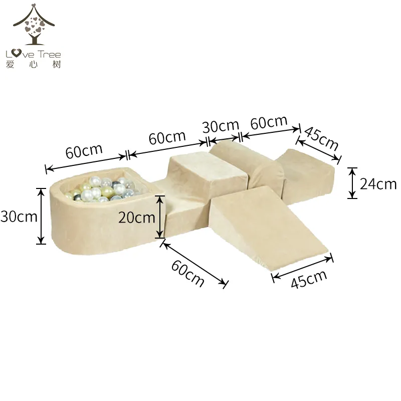 아이 EcoFriendly 유아 놀이 지역 상승 조합 거품 놀이 고정되는 softzone 실내 운동장을 위한 연약한 놀이 산악인 장비